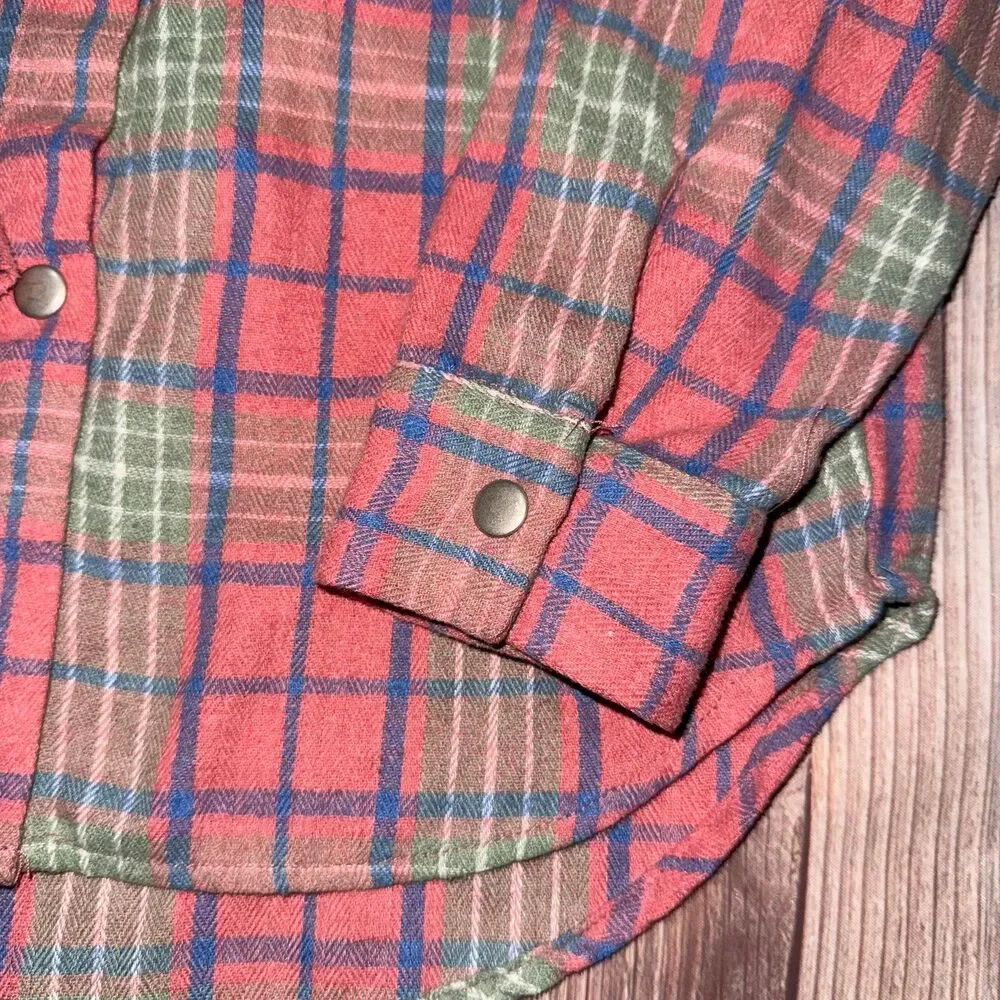 Girls BKE Small Flannel with Hood